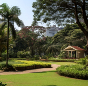 Landscaped gardens
