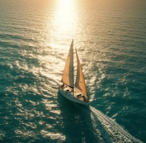 Yacht sailing